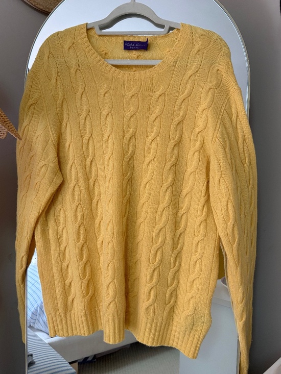 Ralph Lauren Purple Label Other - Ralph Lauren Cable-Knit Cashmere Sweater